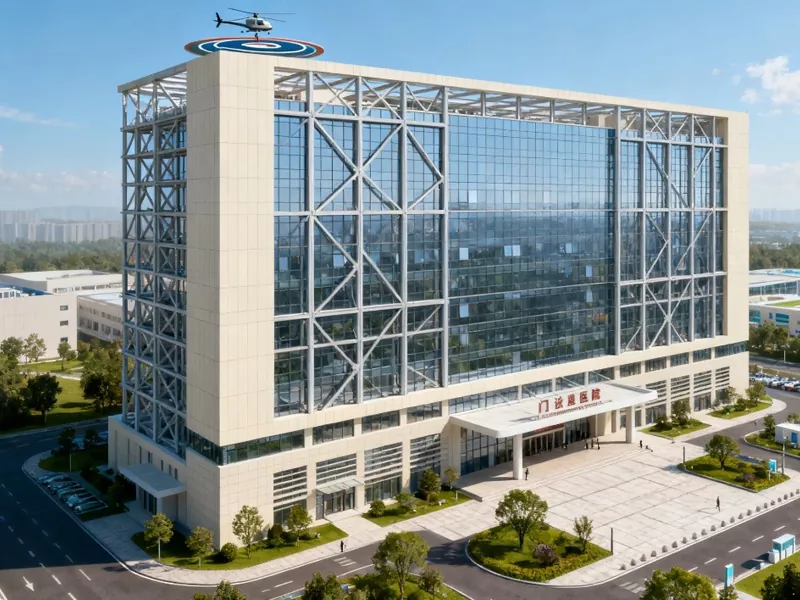 Mataas na pagtaas ng prefabricated metal hospital building